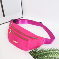 Riñoneras impermeables con correa ajustable para mujer, bolsa de cintura para viajes, deportes, correr - details 2