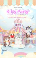 Muñeco De Peluche De Gato Saltarín Oficial 20cm Suave Y Kawaii Regalo Para Niñas Figura De Fiesta Serie Tiempo De Fiesta - details 0