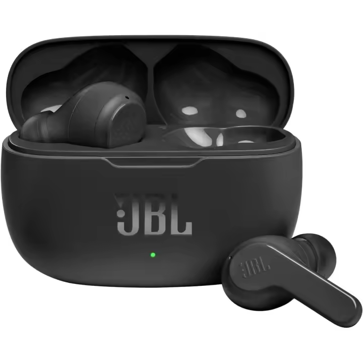 JBL WAVE 200TWS Auriculares inalámbricos intraurales con sonido JBL Deep Bass, Color Negro, hasta 20 horas de música - 1