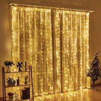 Luces De Encaje LED 6m/3m USB Luz Fina Para Festival Iluminación De Ventana Dormitorio Bodas Navidad Decoración Color Cálido - details 17