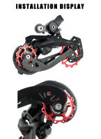HASSNS Pulleys De Derilecto Para Bicicleta Cerámica De Metal 11T 13T Derilecto Trasero De Montaña Y Carretera Para Ciclismo - details 8
