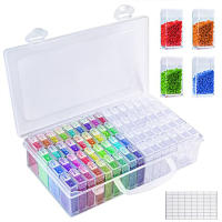 Caja De Almacenamiento DIY Art 5D Caja De Joyería Y Accesorios Para Diamante Pintura Caja De Mosaico Empaque De Plástico - details 9