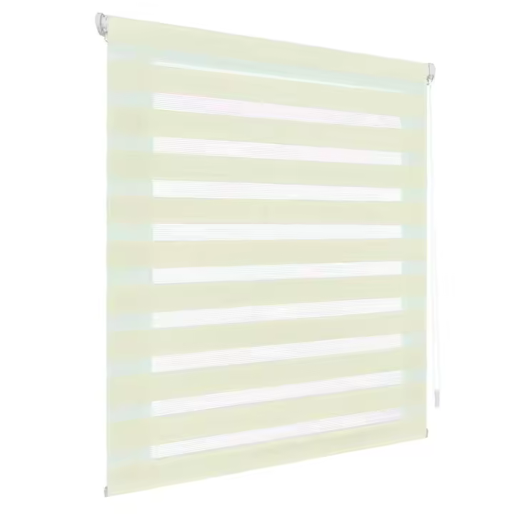 YUNIK HOME – Estor Enrollable de Doble Capa Noche y Día Persiana Enrollable para Ventana Combina Tejido Liso y Opaco, Sistema de Seguridad Infantil - 1