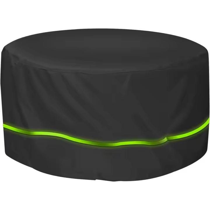 Funda protectora para muebles de jardín con cinta reflectante, impermeable, resistente al viento, resistente a los rayos UV, resistente a la humedad (128 x 71 cm) - 1
