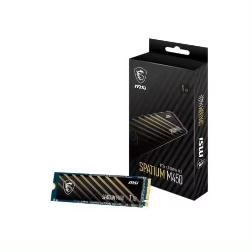 MSI SPATIUM M450 PCIe 4.0 NVMe M.2 1TB PCI Express 4.0 3D NAND - 1