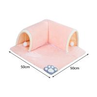 Túnel Para Gatos Plegable Juguete Interactivo Con Bola De Juego Divertido Para Entretenimiento En Casa Tentón Para Gatos Jovenes Y Adultos - details 5