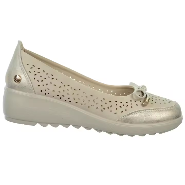 Amarpies 26433 Zapato Bailarina Confort Suela Cuña Mujer - 1