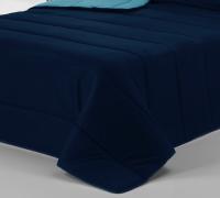 DONEGAL COLLECTIONS - Edredón Nórdico Bicolor Reversible Azul Claro / Azul Oscuro - Dos en Uno - Fabricado en España - details 1