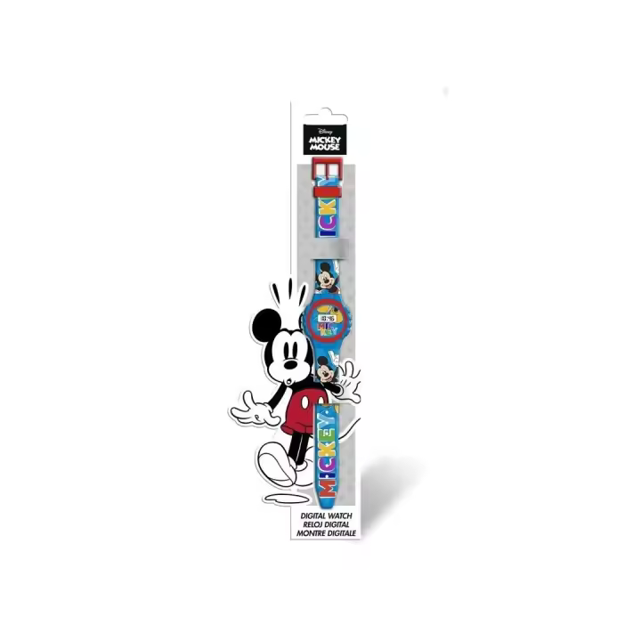 Reloj Digital para Niños Marca Kids Euroswan con Licencia de Minecraft Avengers Mario Mickey Pokémon y Sonic - 1