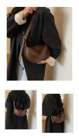 Bolso De Mano De Lujo Para Mujer Con Gran Capacidad Bolso De Hombro Suave Y Sólido Bolso Casual Para Viajes Hobos - details 7