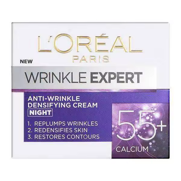 L'oreal Wrinkle Expert 55+ Crema Restauradora de Noche 50 Ml para Pieles Maduras - 1