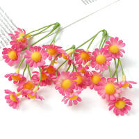 10pcs Flores Artificiales Blancas Belleza Seda Crisantemo Simulación Margarita Flores Falsas Decoración Para Hogar Jardín Oficina - details 4