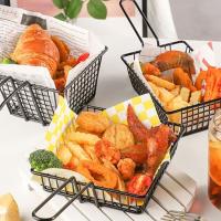 Cesta De Freír Para Cocina Herramienta De Cocina Red De Malla Para Patatas Fritas Y Chips Contenedor De Almacenamiento De Alimentos Con Mango Para BBQ Francés En Casa - details 14