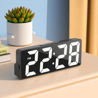 Reloj De Alarma Digital Multifunción Con Control De Sonido Modo Nocturno Temperatura Fecha Snooze 12/24H LED Para Escritorio - details 1