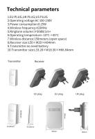 Timbre De Puerta Inalámbrico Exterior Impermeable Sin Batería Requiere Energía Auto-Desarrollada Juego De Timbres Para Hogar - details 10