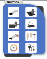 HZY G-07Pro Herramienta Eléctrica De Quitar Adhesivo OCA Para Reparación De Pantallas Curvas Y Rectas De iPhone Samsung - details 1