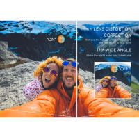 Cámara de visualización de vídeo para el Aire Libre Cámara DE ACCIÓN impermeable 170 ° Gran Angular Len Pantalla dual - details 7