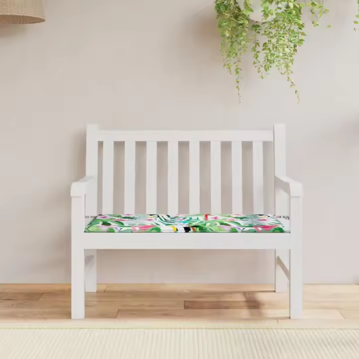 vidaXL Cojín para banco de jardín tela Oxford multicolor 100x50x3 cm - 1