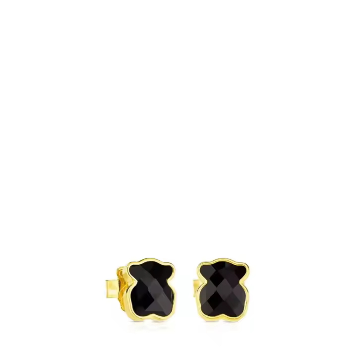 Pendientes de Plata de Primera Lei with Motivo en Ónix Facetado, Elegantes y Sobrios - 1