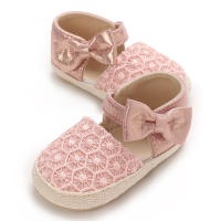 Zapatillas De Verano Para Bebés Niñas 0-18M Con Lazo Casual Sandalias Suave Cómodas Para Primeros Pasos Material Transpirable Tela Y Algodón - details 42