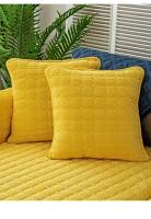 Cubierta De Sofá Universal De Peluche Gruesa Antideslizante Para Sala De Estar Decorativa Tela De Silla De Piso De Poliéster 100% Estilo Sólido - details 11