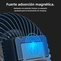 Lámpara Multifuncional Impermeable Para Acampar Con Ventilador Recargable Y Luces LED Portátil Para Mercados Al Aire Libre Y Exposiciones - details 4