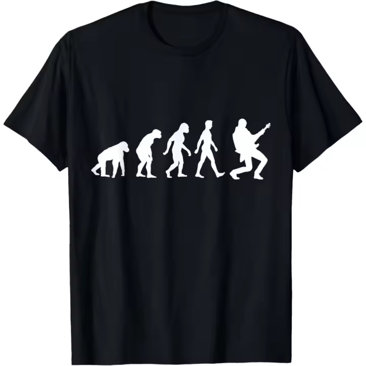 Camiseta de Manga Corta, 100% Algodón, Ropa Unisex para Hombres y Mujeres en 5 Tallas, Camiseta Negra, Cuello redondo con estampado. - 1