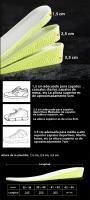Almohadillas De Zapato De Espuma De Memoria Transpirables Y Absorbentes De Choque Con Aumento De Altura Suaves Y Resistentes No Deformables Para Hombres Y Mujeres - details 1