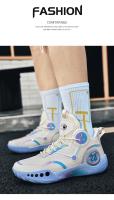 Zapatillas De Baloncesto Para Niños Diseño Original 2024 Comodidad Y Moda Zapatos De Entrenamiento Deportivo Para Interior Para Adolescentes - details 20