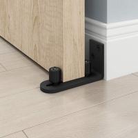 Guía de Puerta corrediza de Granero, Kit de Guía de rodillos de piso inferior de Maple carbon, accesorio de Hardware W - details 1