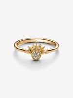 Pandora - Anillo Sol Celestial Brillante - Baño de Oro de 14K - details 1