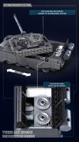 Tanque De Batalla Principal Arma ZTZ-99AS Sluban M38-B1234 Modelo De Bloques Pequeños Para Niños Y Adultos Colección Regalo - details 6