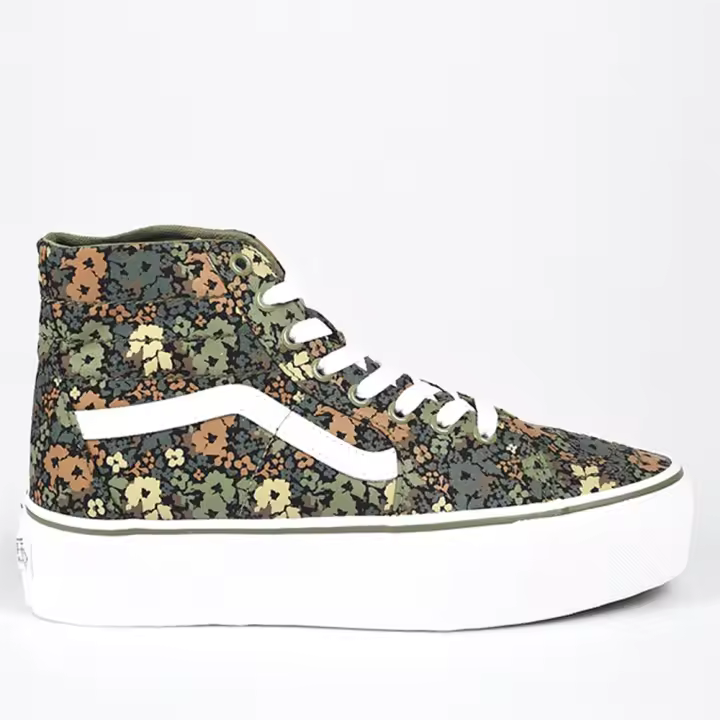 Zapatillas sneakers casual para mujer Vans Sk8-Hi Tapered Stackform VN0A5JMKZBF1 Verde - 1