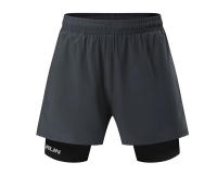 Shorts De Entrenamiento Para Hombre 2 En 1 Con Bolsillos Sudadera Secado Rápido Transpirable Para Correr Maratón Y Fitness - details 30