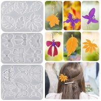 Molde De Silicona Para Pegatinas De Cabello Con Clip Epoxy Resina DIY Flores Nudo De Cinta Múltiples Uso Para Joyería Y Artesanías - details 1