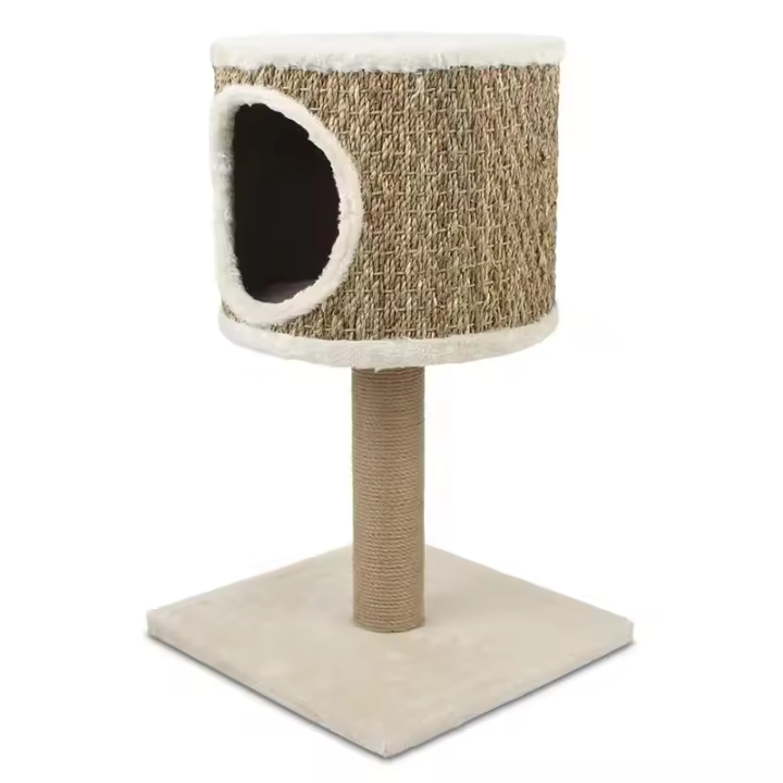 Rascador para Gatos Nemo 34x34x58cm con Poste de Yute y Piso Acolchado de Felpa Arquivet - 1