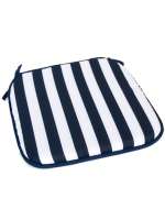 ARISE - Pack de 6 Cojines para Sillas de Exterior 39x39 cm – Rayas Verde Oscuro y Negro | Almohadillas Portátiles y Cómodas para Jardín, Terraza, Playa, Camping, Picnic o Pesca | Diseño Suave y Resistente - details 0