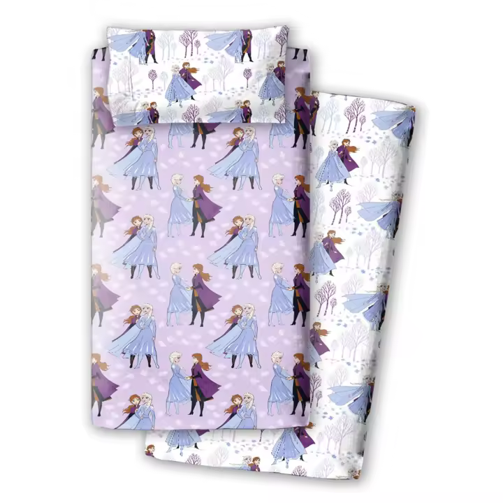 Bimba Pimba Juego de sábanas Frozen II cama 90cm (100% algodón) - 1