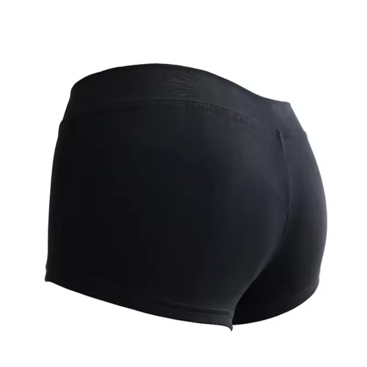 Shorts Deportivos Ultra Cortos Para Mujer Sexy Casual Talla Baja Verano Fitness Running Pantalones De Baile Negro - 1