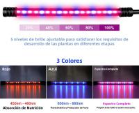 Lámpara De Cultivo De Plantas USB Con Luz De Spectro Completo LED 5V Dimmerable Con Timer Auto Encendido/Apagado Para Vegetales Frutas Flores Suculentas Iluminación Completa - details 9