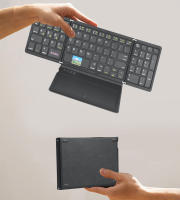 Teclado Inalámbrico Multi-Aplicativo JOMAA Con Gran Touchpad Y Teclado Numérico Plegable Portátil Para Laptop iPad 82 Teclas Estilo Estándar Bluetooth - details 7