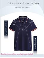 Camisa Polo De Verano Nueva En Talla Grande Algodón Seda Hielo Fresca Transpirable Casual Para Golf Sin Capucha - details 2