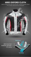 Chaqueta De Motocicleta Impermeable Para Hombres Con Protección EVA Ropa De Carreras Moto Arracimienta Pantalones Usables Para Moto - details 1