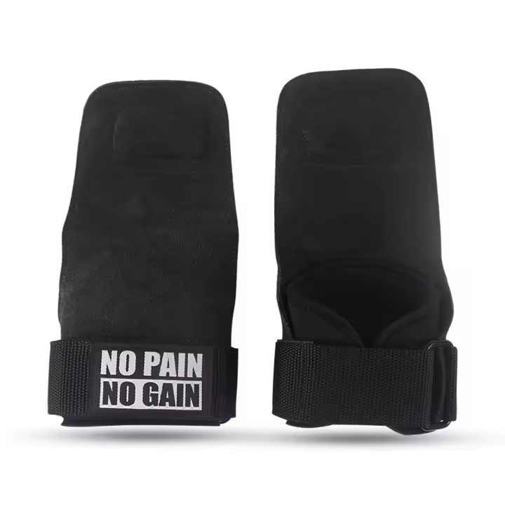 Guantes De Gimnasio Antideslizantes Y Resistente Al Desgaste Para Levantamiento De Pesas Crossfit Ejercicio De Agarradera Protección De Palma Cowhide - 1