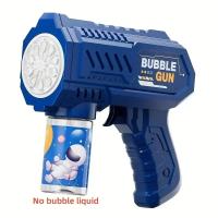 Pistola De Burbujas Eléctrica Para Niños Con 10 Agujeros Máquina Automática De Jabón Para Juegos Al Aire Libre En Verano - details 9