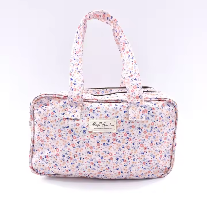 Bagsgarden Bolso de mano, neceser, almacenamiento para viajes de impermeable con floral - 1