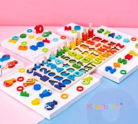 Juguete Educativo De Madera Para Niños Juego De Pesca Magnético Sorteo De Formas Y Aprendizaje De Números Y Letras Montessori - details 7