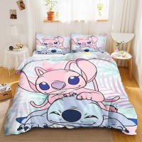 Funda De Edredón Anime Lilo & Stitch Tamaño Cama Individual Doble Reina King 3D Impresión Jovenes Niños Y Niñas Conjunto De Ropa De Cama - details 2