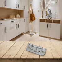 Juego De Bisagras De Hierro Para Puertas De Armario Y Ventanas Accesorios Para Muebles Compatible Con Puertas De Louvre - details 10
