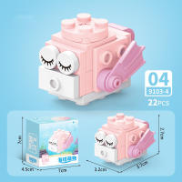 Bloques De Construcción De Animales Del Mundo Insecto Scorpion Mantis Hormiga Araña Pájaro Marino Regalo Para Niños Adornos De Escritorio Bloques Pequeños Compatible Con Lego ABS Sin Batería - details 38